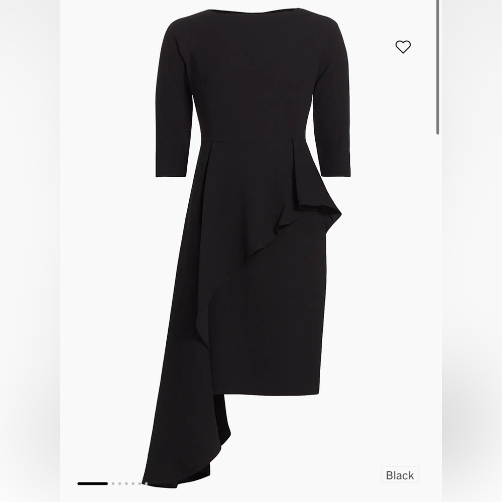 Asymmetric Peplum Minidress